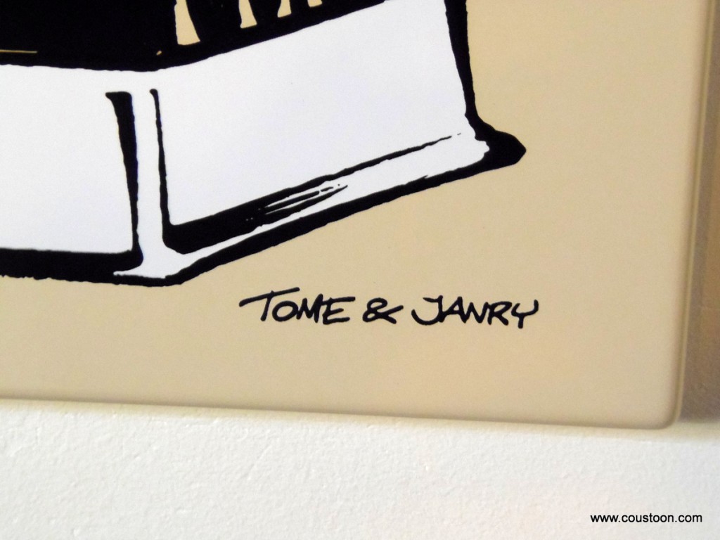Plaque émaillée déco BD Le petit Spirou de Tome et Janry - Illustrose
